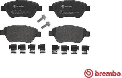 Brembo P 23 099 - Juego de pastillas de freno www.parts5.com