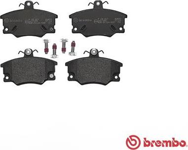 Brembo P 23 017 - Sada brzdových destiček, kotoučová brzda www.parts5.com