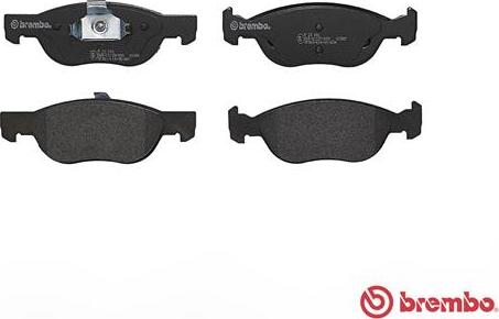 Brembo P 23 081 - Set placute frana,frana disc www.parts5.com