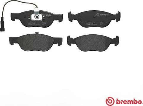 Brembo P 23 070 - Juego de pastillas de freno www.parts5.com