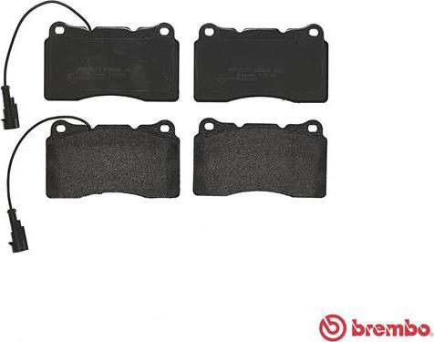 Brembo P 23 078 - Σετ τακάκια, δισκόφρενα www.parts5.com