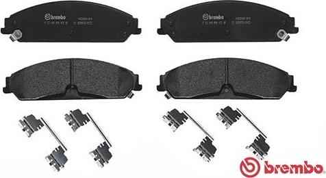 Brembo P 23 149 - Brake Pad Set, disc brake www.parts5.com