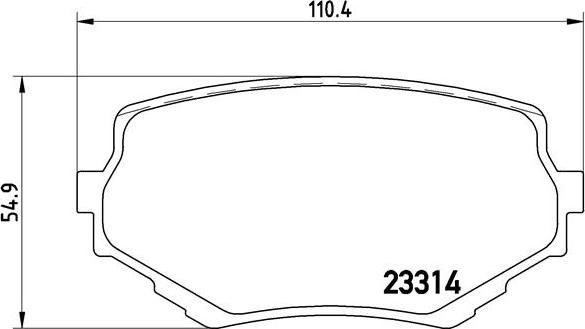 Brembo P 79 009 - Brake Pad Set, disc brake www.parts5.com