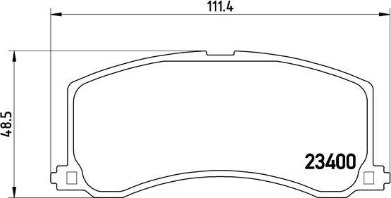 Brembo P 79 010 - Тормозные колодки, дисковые, комплект www.parts5.com