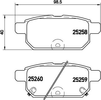 Brembo P 79 029 - Set placute frana,frana disc www.parts5.com