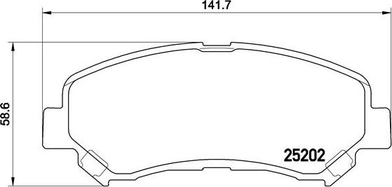 Brembo P 79 028 - Set placute frana,frana disc www.parts5.com