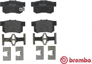 Brembo P 79 027 - Тормозные колодки, дисковые, комплект www.parts5.com