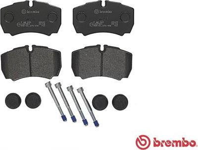 Brembo P A6 023 - Комплект спирачно феродо, дискови спирачки www.parts5.com