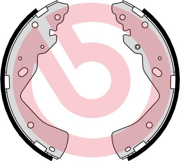 Brembo S 49 527 - Brake Shoe Set www.parts5.com