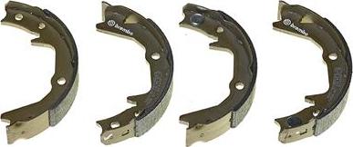 Brembo S 54 519 - Комплект спирачна челюст, ръчна спирачка www.parts5.com