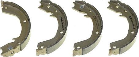 Brembo S 54 524 - Комплект тормозов, ручник, парковка www.parts5.com