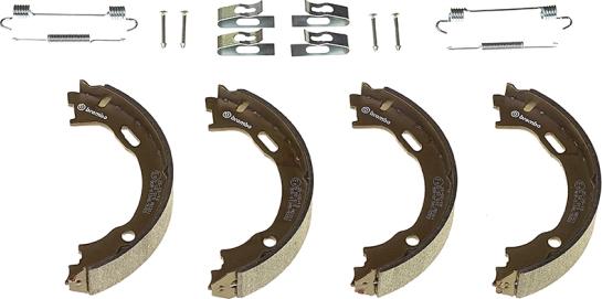 Brembo S 50 515 - Brake Shoe Set, parking brake www.parts5.com