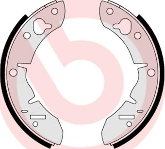 Brembo S 52 501 - Brake Shoe Set www.parts5.com