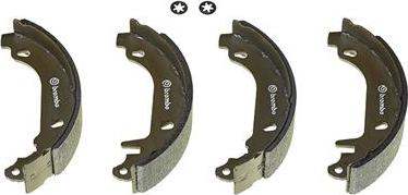 Brembo S 68 520 - Komplet kočionih papuča www.parts5.com