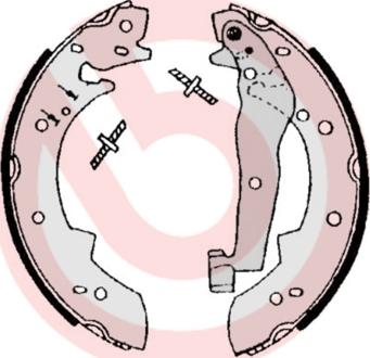 Brembo S 06 504 - Brake Shoe Set www.parts5.com