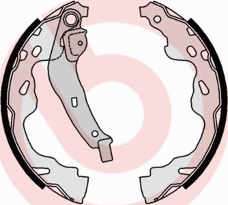 Brembo S 83 509 - Set saboti frana www.parts5.com