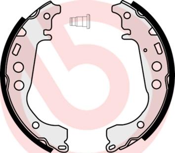 Brembo S 83 508 - Set saboti frana www.parts5.com