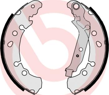 Brembo S 83 513 - Set saboti frana www.parts5.com