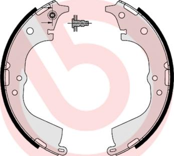 Brembo S 83 537 - Brake Shoe Set www.parts5.com