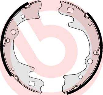 Brembo S 30 515 - Brake Shoe Set www.parts5.com