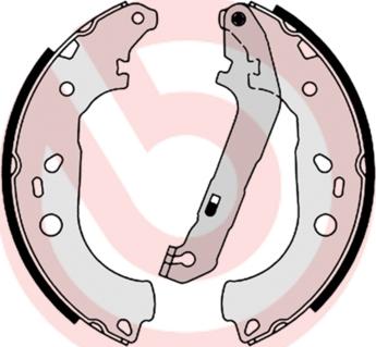 Brembo S 24 534 - Brake Shoe Set www.parts5.com