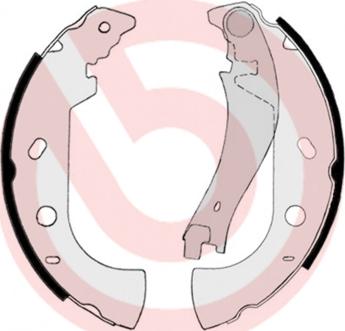 Brembo S 23 514 - Brake Shoe Set www.parts5.com