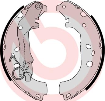 Brembo S 23 518 - Brake Shoe Set parts5.com