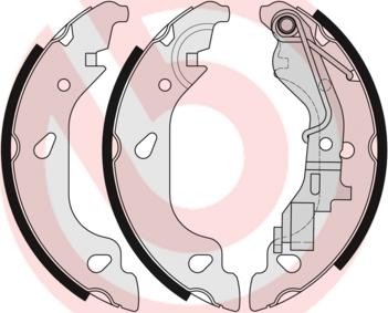 Brembo S 23 521 - Set saboti frana www.parts5.com