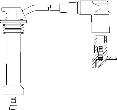 Bremi 8A19/46 - Ignition Cable www.parts5.com