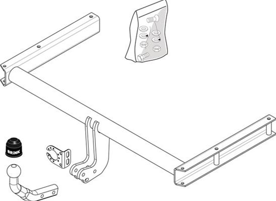 Brink 492500 - Trailer Hitch www.parts5.com