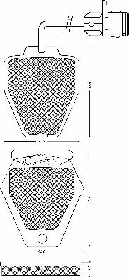 KRAFT AUTOMOTIVE 6000390 - Σετ τακάκια, δισκόφρενα www.parts5.com