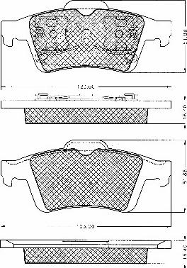 Holden 93 172 190 - Komplet zavornih oblog, ploscne (kolutne) zavore www.parts5.com