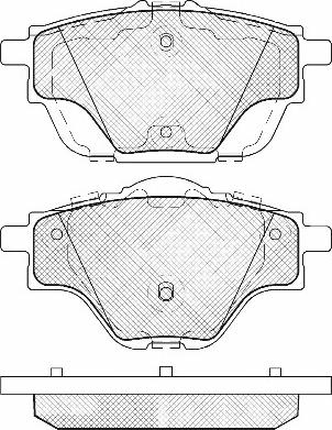 PEUGEOT (DF-PSA) 1678168080 - Σετ τακάκια, δισκόφρενα www.parts5.com