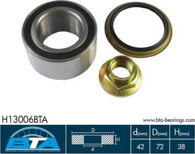 BTA H13006BTA - Kit de roulements de roue www.parts5.com