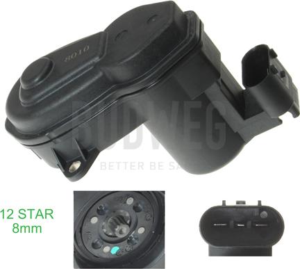 Budweg Caliper 208010 - Állító elem, rögzítőfék féknyereg www.parts5.com