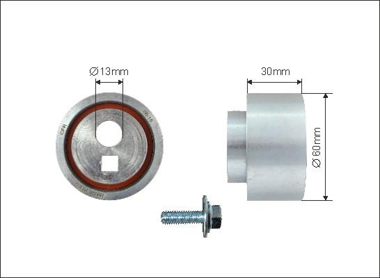 Caffaro 497-97 - Натяжной ролик, ремень ГРМ www.parts5.com