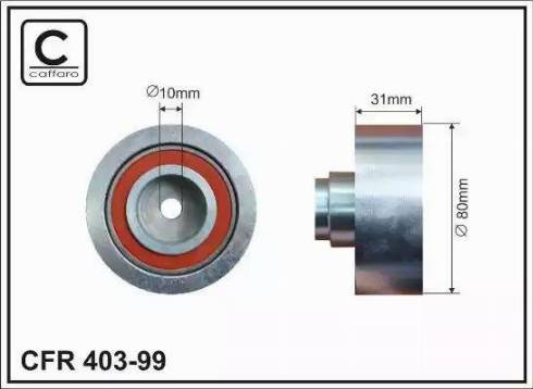 Caffaro 403-99 - Poulie renvoi / transmission, courroie de distribution www.parts5.com