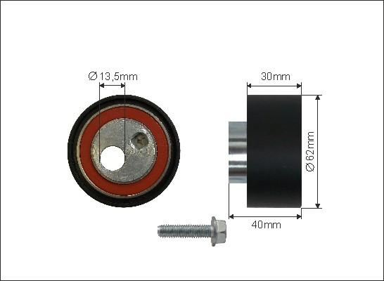 Caffaro 431-140 - Feszítő, fogasszíj www.parts5.com