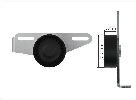 Caffaro 500059 - Tensor de correa, correa poli V www.parts5.com