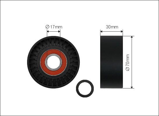 Caffaro 500381 - Seade / juhtrull,soonrihm www.parts5.com