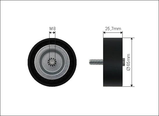 Caffaro 500217 - Seade / juhtrull,soonrihm www.parts5.com