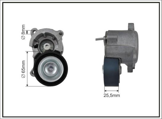 Caffaro 100500SP - Napínák, žebrovaný klínový řemen www.parts5.com