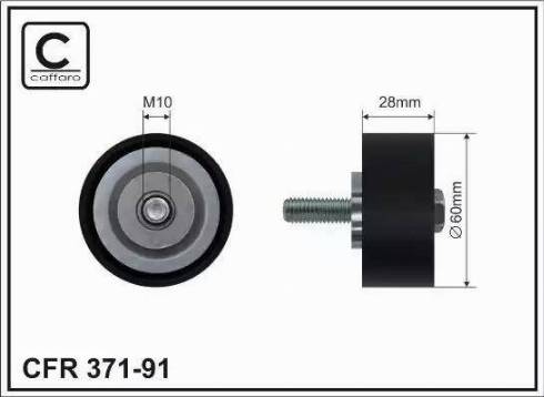 KRAFT AUTOMOTIVE 1220515 - Deflection / Guide Pulley, v-ribbed belt www.parts5.com