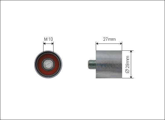 Caffaro 218-00 - Pingutusrull,Hammasrihm www.parts5.com