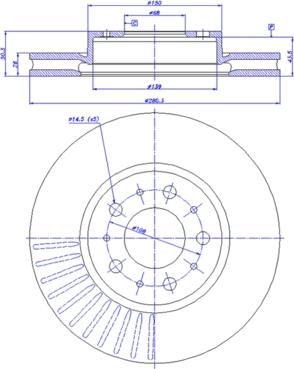 Febi Bilstein 11454 - Piduriketas www.parts5.com