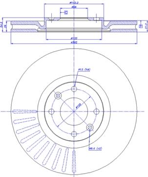 Maxgear 19-2366 - Disc frana www.parts5.com