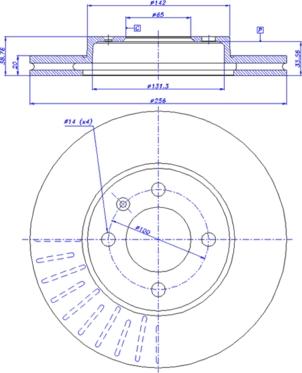 Ferodo DDF207C - Disc frana www.parts5.com