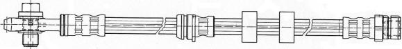 CEF 511944 - Ελαστικός σωλήνας φρένων www.parts5.com