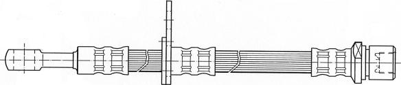 CEF 511980 - Тормозной шланг www.parts5.com