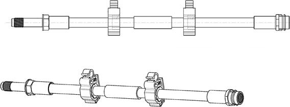 CEF 512827 - Brake Hose parts5.com